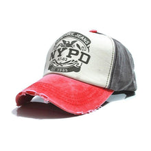 "NYPD" Baseball Cap | Red & Blue-Caps-SHED71-Gray & Red-SHED71