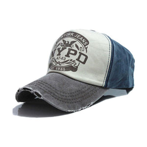 "NYPD" Baseball Cap | Red & Blue-Caps-SHED71-Navy & Gray-SHED71