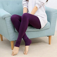Fashion Winter Warm Leggings | Dark Green