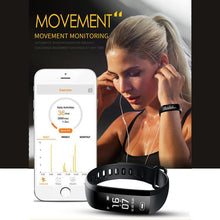 Smart Fitness Watch with Medical Support + 50 Word Information | Black + Blue Spare Strap-Watches-SHED71-SHED71