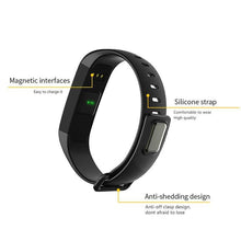 Smart Fitness Watch with Medical Support + 50 Word Information | Black + Blue Spare Strap-Watches-SHED71-SHED71