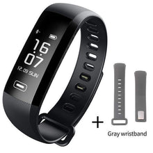 Smart Fitness Watch with Medical Support + 50 Word Information | Black + Gray Spare Strap-Watches-SHED71-SHED71