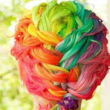 Temporary DIY Hair Dye Color | White-Beauty-SHED71-SHED71