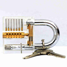 Transparent practice Padlock with tools-Gadget-SHED71-SHED71