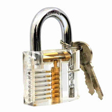 Transparent practice Padlock with tools-Gadget-SHED71-SHED71
