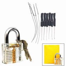 Transparent practice Padlock with tools-Gadget-SHED71-SHED71
