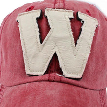 "W" Baseball Cap | Brown-Caps-SHED71-SHED71