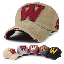 "W" Baseball Cap | Brown-Caps-SHED71-SHED71