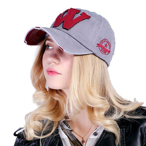 "W" Baseball Cap | Red-Caps-SHED71-SHED71