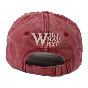 "W" Baseball Cap | Red-Caps-SHED71-SHED71