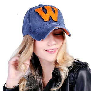 "W" Baseball Cap | Red-Caps-SHED71-SHED71