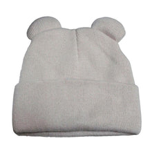 Winter Warm Knitted Hat w/ Cute Ears-Clothing-SHED71-Beige-SHED71