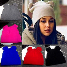Winter Warm Knitted Hat w/ Cute Ears-Clothing-SHED71-SHED71